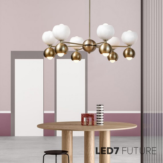Loft Industry Modern - Deco Balls Chandelier V2